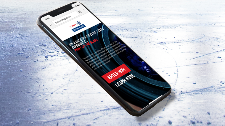 Case Study: How Canon Activated its Leafs Sponsorship with a VIP Contest